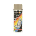 Auto si Moto - Piese auto si accesorii - Caroserie - Vopsele auto si accesorii - Spray vopsea pentru pentru reconditionare tapiterie din piele, 200 ml, culoare Bej Inchis - Infinity.ro
