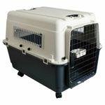 Petshop - Accesorii petshop - Culcusuri si custi - Genti si articole transport - Cusca pentru transport Caini sau Pisici, Karlie Nommand, marime XL, dimensiuni 90 x 60 x 68 cm, culoare Gri/Alb - Infinity.ro