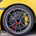 Auto si Moto - Anvelope si jante - Accesorii roti - Capace roti - Set 4 capace centrale pentru jante aliaj, diametru 56 mm, culoare negru - Infinity.ro