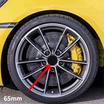 Auto si Moto - Anvelope si jante - Accesorii roti - Capace roti - Set 4 capace centrale pentru jante aliaj, diametru 65 mm, culoare negru - Infinity.ro