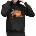 Fashion, accesorii si bijuterii - Copii - Imbracaminte copii - Pulovere si hanorace copii - Hanorac Copii Baieti Cartea Junglei Mowgli King Louie, negru, marime XL Copii - Infinity.ro