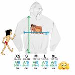 Fashion, accesorii si bijuterii - Copii - Imbracaminte copii - Pulovere si hanorace copii - Hanorac Copii Fete Cartea Junglei Mowgli King Louie, alb, marime M Copii - Infinity.ro
