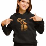 Fashion, accesorii si bijuterii - Copii - Imbracaminte copii - Pulovere si hanorace copii - Hanorac Copii Fete Ice Age Scratte Veverita, negru, marime S Copii - Infinity.ro