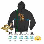 Fashion, accesorii si bijuterii - Copii - Imbracaminte copii - Pulovere si hanorace copii - Hanorac Copii Fete Ice Age Scratte Veverita, negru, marime S Copii - Infinity.ro