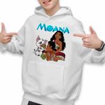 Fashion, accesorii si bijuterii - Copii - Imbracaminte copii - Pulovere si hanorace copii - Hanorac Copii Baieti Moana Pua Simea Vaiana, alb, marime XS Copii - Infinity.ro