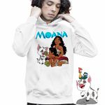 Fashion, accesorii si bijuterii - Copii - Imbracaminte copii - Pulovere si hanorace copii - Hanorac Copii Baieti Moana Pua Simea Vaiana, alb, marime XS Copii - Infinity.ro