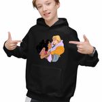Fashion, accesorii si bijuterii - Copii - Imbracaminte copii - Pulovere si hanorace copii - Hanorac Copii Baieti Cocosatul de la Notre-Dame Esmeralda Phoebus, negru, marime M Copii - Infinity.ro