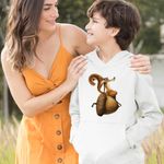 Fashion, accesorii si bijuterii - Copii - Imbracaminte copii - Pulovere si hanorace copii - Hanorac Copii Baieti Ice Age Scratte Veverita, alb, marime S Copii - Infinity.ro