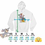 Fashion, accesorii si bijuterii - Copii - Imbracaminte copii - Pulovere si hanorace copii - Hanorac Copii Fete Bambi Zootopia Iepuras Sarpe Vulpe, alb, marime XS Copii - Infinity.ro