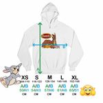 Fashion, accesorii si bijuterii - Copii - Imbracaminte copii - Pulovere si hanorace copii - Hanorac Copii Fete Bambi Mama Thumper Padura Caprioara, alb, marime XL Copii - Infinity.ro