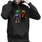 Fashion, accesorii si bijuterii - Copii - Imbracaminte copii - Pulovere si hanorace copii - Hanorac Copii Baieti Robby Doggy Roblox Piggy Pigy, negru, marime L Copii - Infinity.ro
