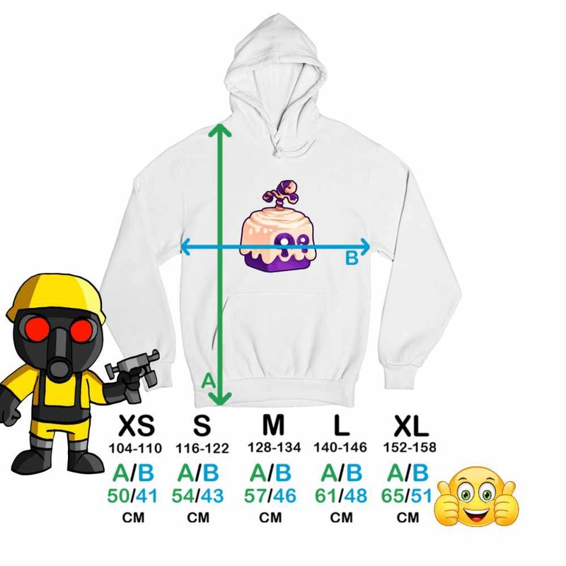 Fashion, accesorii si bijuterii - Copii - Imbracaminte copii - Pulovere si hanorace copii - Hanorac Copii Baieti Blox Fruits Dought Fruit Roblox Fructe, alb, marime L Copii - Infinity.ro