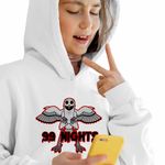 Fashion, accesorii si bijuterii - Copii - Imbracaminte copii - Pulovere si hanorace copii - Hanorac Copii Fete 99 Nights Bufnita Roblox, alb, marime L Copii - Infinity.ro