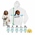 Fashion, accesorii si bijuterii - Copii - Imbracaminte copii - Pulovere si hanorace copii - Hanorac Copii Baieti Future Rapper Trap Music, alb, marime XS Copii - Infinity.ro