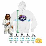 Fashion, accesorii si bijuterii - Copii - Imbracaminte copii - Pulovere si hanorace copii - Hanorac Copii Baieti Future King Trap, alb, marime XS Copii - Infinity.ro