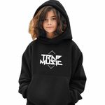 Fashion, accesorii si bijuterii - Copii - Imbracaminte copii - Pulovere si hanorace copii - Hanorac Copii Fete Trap Music Don Toliver Playboi Carti, negru, marime XS Copii - Infinity.ro