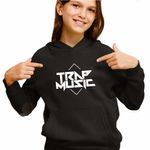 Fashion, accesorii si bijuterii - Copii - Imbracaminte copii - Pulovere si hanorace copii - Hanorac Copii Fete Trap Music Don Toliver Playboi Carti, negru, marime XS Copii - Infinity.ro