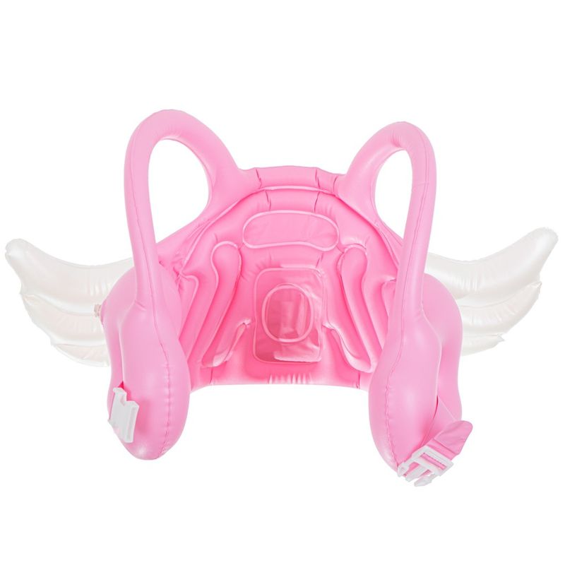 Jucarii, Copii si Bebe - Jucarii si jocuri - Jucarii de exterior - Colaci, ochelari si accesorii inot copii - Vesta gonflabila de inot cu aripioare, pentru copii, culoare Roz - Infinity.ro