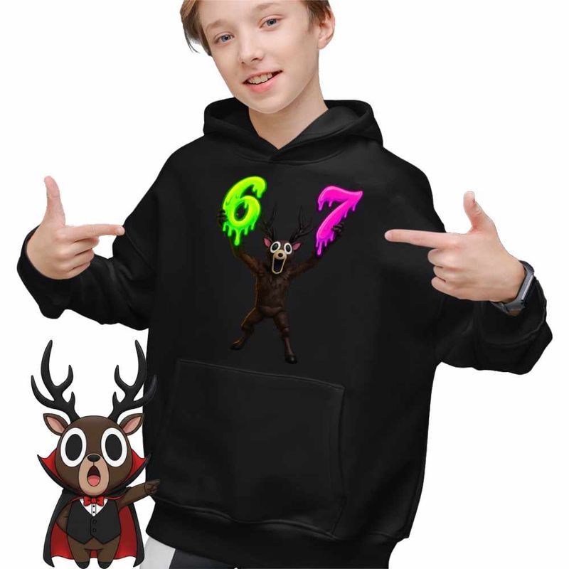 Fashion, accesorii si bijuterii - Copii - Imbracaminte copii - Pulovere si hanorace copii - Hanorac Copii Baieti Roblox 99 Nights in the Forest Roblox, negru, marime XL Copii - Infinity.ro
