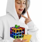Fashion, accesorii si bijuterii - Copii - Imbracaminte copii - Pulovere si hanorace copii - Hanorac Copii Fete Blox Fruits Creation Fruit Roblox Fructe, alb, marime S Copii - Infinity.ro