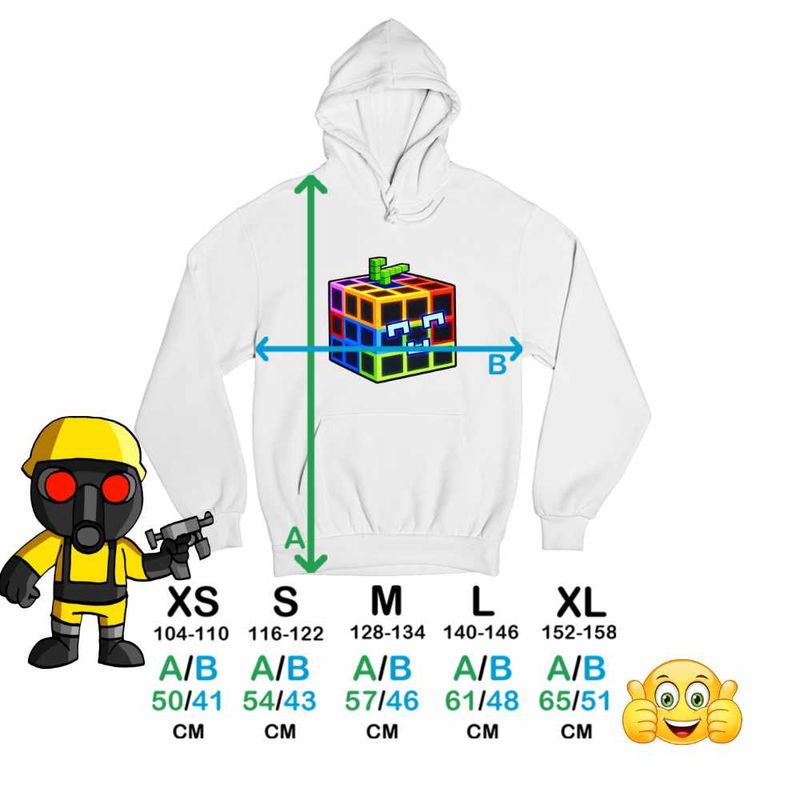 Fashion, accesorii si bijuterii - Copii - Imbracaminte copii - Pulovere si hanorace copii - Hanorac Copii Fete Blox Fruits Creation Fruit Roblox Fructe, alb, marime S Copii - Infinity.ro