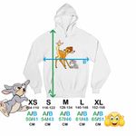 Fashion, accesorii si bijuterii - Copii - Imbracaminte copii - Pulovere si hanorace copii - Hanorac Copii Baieti Bambi Fluturas Thumper Coada Iepure, alb, marime L Copii - Infinity.ro