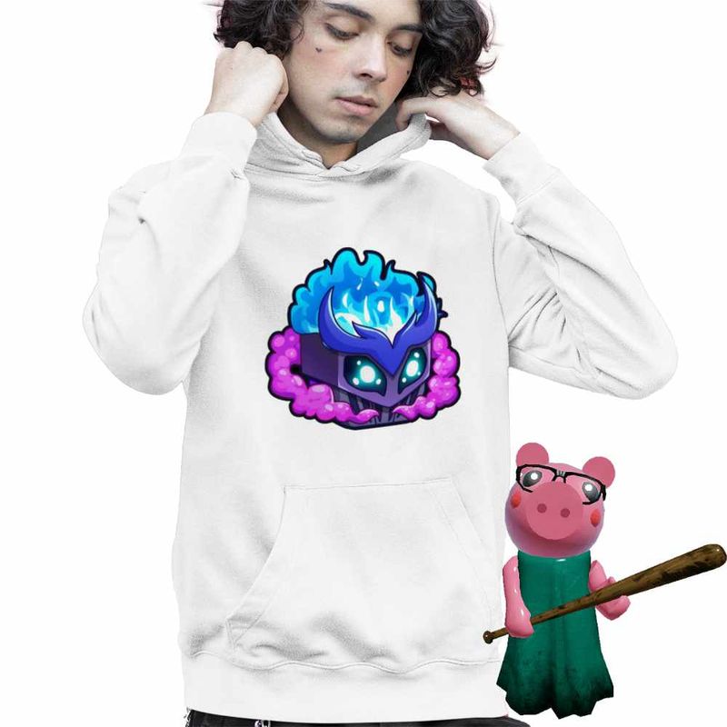 Fashion, accesorii si bijuterii - Copii - Imbracaminte copii - Pulovere si hanorace copii - Hanorac Copii Baieti Blox Fruits Gas Fruit Roblox Fructe, alb, marime L Copii - Infinity.ro