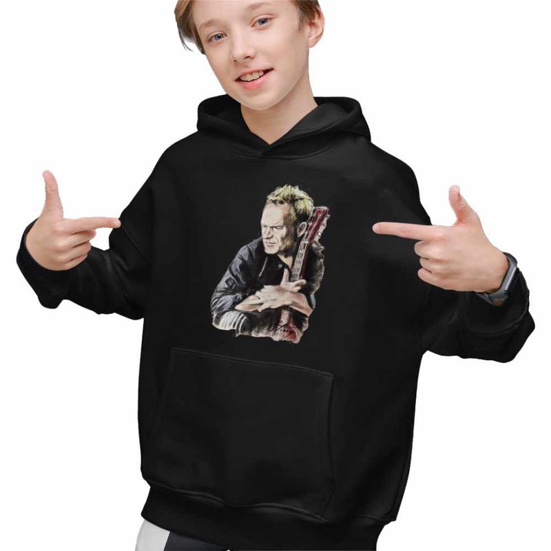 Fashion, accesorii si bijuterii - Copii - Imbracaminte copii - Pulovere si hanorace copii - Hanorac Copii Baieti Sting Dream, negru, marime M Copii - Infinity.ro