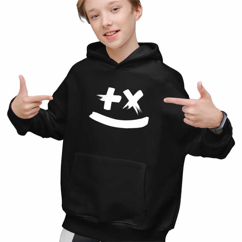 Fashion, accesorii si bijuterii - Copii - Imbracaminte copii - Pulovere si hanorace copii - Hanorac Copii Baieti Martin Garrix Plus Vibe Symbol, negru, marime S Copii - Infinity.ro