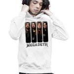 Fashion, accesorii si bijuterii - Copii - Imbracaminte copii - Pulovere si hanorace copii - Hanorac Copii Baieti Megadeth Legend Heave Metal, alb, marime L Copii - Infinity.ro