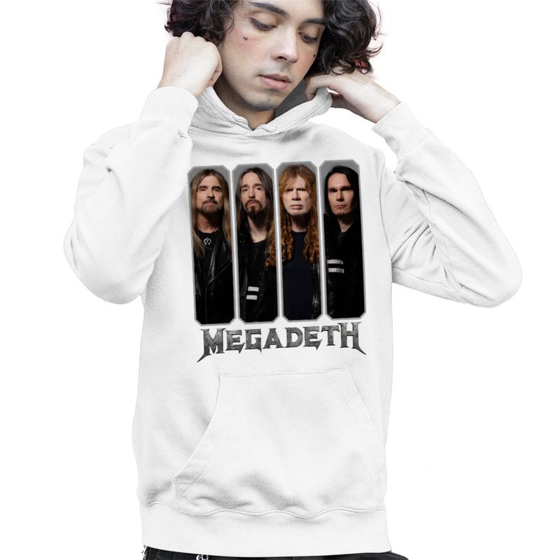 Fashion, accesorii si bijuterii - Copii - Imbracaminte copii - Pulovere si hanorace copii - Hanorac Copii Baieti Megadeth Legend Heave Metal, alb, marime L Copii - Infinity.ro