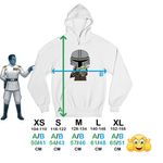 Fashion, accesorii si bijuterii - Copii - Imbracaminte copii - Pulovere si hanorace copii - Hanorac Copii Fete Mandalorian Grogu Baby Yoda Star Wars, alb, marime XS Copii - Infinity.ro