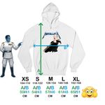 Fashion, accesorii si bijuterii - Copii - Imbracaminte copii - Pulovere si hanorace copii - Hanorac Copii Fete Metallica Merch James Hetfield, alb, marime L Copii - Infinity.ro
