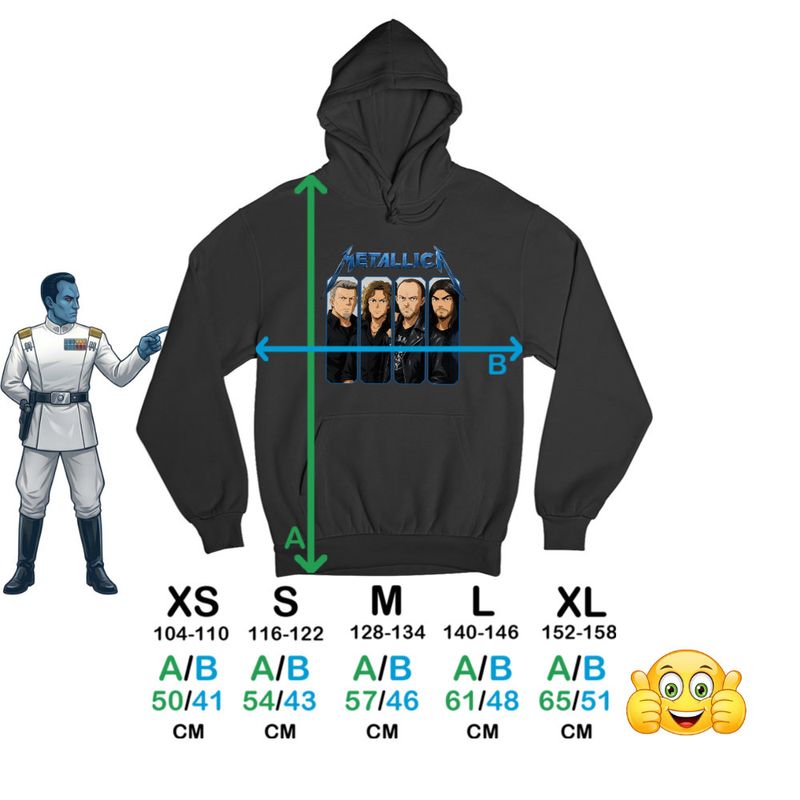 Fashion, accesorii si bijuterii - Copii - Imbracaminte copii - Pulovere si hanorace copii - Hanorac Copii Fete Metallica Four Horsemen Merch, negru, marime M Copii - Infinity.ro