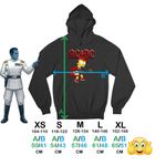 Fashion, accesorii si bijuterii - Copii - Imbracaminte copii - Pulovere si hanorace copii - Hanorac Copii Baieti ACDC The Simpsons Bart AC/DC Merch, negru, marime XS Copii - Infinity.ro
