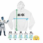 Fashion, accesorii si bijuterii - Copii - Imbracaminte copii - Pulovere si hanorace copii - Hanorac Copii Baieti AC/DC Merch ACDC, alb, marime S Copii - Infinity.ro