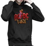 Fashion, accesorii si bijuterii - Copii - Imbracaminte copii - Pulovere si hanorace copii - Hanorac Copii Baieti AC/DC Luci Merch ACDC, negru, marime L Copii - Infinity.ro