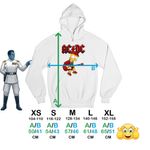 Fashion, accesorii si bijuterii - Copii - Imbracaminte copii - Pulovere si hanorace copii - Hanorac Copii Fete ACDC The Simpsons Bart AC/DC Merch, alb, marime XL Copii - Infinity.ro