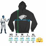 Fashion, accesorii si bijuterii - Copii - Imbracaminte copii - Pulovere si hanorace copii - Hanorac Copii Fete Game of Thrones Winter is Coming House Stark, negru, marime L Copii - Infinity.ro