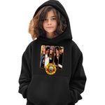 Fashion, accesorii si bijuterii - Copii - Imbracaminte copii - Pulovere si hanorace copii - Hanorac Copii Fete Guns N Roses Merch, negru, marime XS Copii - Infinity.ro
