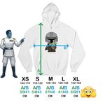 Fashion, accesorii si bijuterii - Copii - Imbracaminte copii - Pulovere si hanorace copii - Hanorac Copii Baieti Mandalorian Grogu Baby Yoda Star Wars, alb, marime XL Copii - Infinity.ro