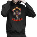 Fashion, accesorii si bijuterii - Copii - Imbracaminte copii - Pulovere si hanorace copii - Hanorac Copii Baieti Guns N Roses Legendary Merch, negru, marime L Copii - Infinity.ro