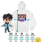 Fashion, accesorii si bijuterii - Copii - Imbracaminte copii - Pulovere si hanorace copii - Hanorac Copii Baieti I-dle Kpop Yuqi Soyeon Merch Gidle, alb, marime S Copii - Infinity.ro