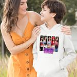 Fashion, accesorii si bijuterii - Copii - Imbracaminte copii - Pulovere si hanorace copii - Hanorac Copii Baieti I-dle Kpop Yuqi Soyeon Merch Gidle, alb, marime S Copii - Infinity.ro