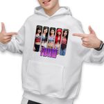 Fashion, accesorii si bijuterii - Copii - Imbracaminte copii - Pulovere si hanorace copii - Hanorac Copii Baieti I-dle Kpop Yuqi Soyeon Merch Gidle, alb, marime S Copii - Infinity.ro