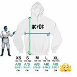Fashion, accesorii si bijuterii - Copii - Imbracaminte copii - Pulovere si hanorace copii - Hanorac Copii Fete AC/DC Merch ACDC, alb, marime XS Copii - Infinity.ro