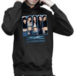 Fashion, accesorii si bijuterii - Copii - Imbracaminte copii - Pulovere si hanorace copii - Hanorac Copii Baieti Le Sserafim Kpop Bts Party Merch, negru, marime S Copii - Infinity.ro