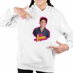 Fashion, accesorii si bijuterii - Copii - Imbracaminte copii - Pulovere si hanorace copii - Hanorac Copii Fete Soy Luna Matteo Balsano, alb, marime L Copii - Infinity.ro