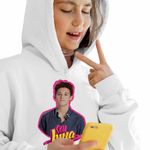 Fashion, accesorii si bijuterii - Copii - Imbracaminte copii - Pulovere si hanorace copii - Hanorac Copii Fete Soy Luna Matteo Balsano, alb, marime L Copii - Infinity.ro