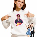 Fashion, accesorii si bijuterii - Copii - Imbracaminte copii - Pulovere si hanorace copii - Hanorac Copii Fete Soy Luna Matteo Balsano, alb, marime L Copii - Infinity.ro